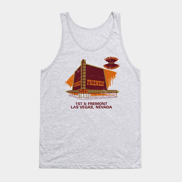 Vintage Friendly Casino Las Vegas Tank Top by StudioPM71